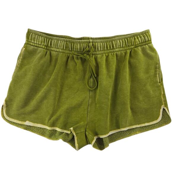 wild fable Pants - Wild Fable | Green Sweat Shorts w/ Bleach Detailing | Size XL